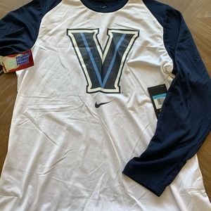 Villanova dri fit basketball long sleeve shirt